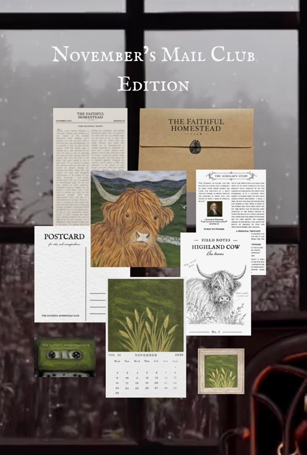 The Faithful Homestead Mail Club - December's Edition - (U.S. Members)