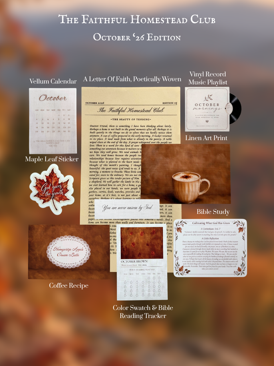 The Faithful Homestead Mail Club - December's Edition - (U.S. Members)